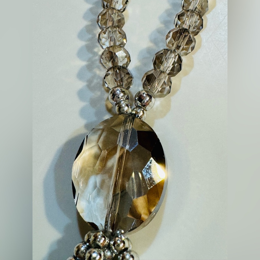 Festive Crystal Beaded Necklace